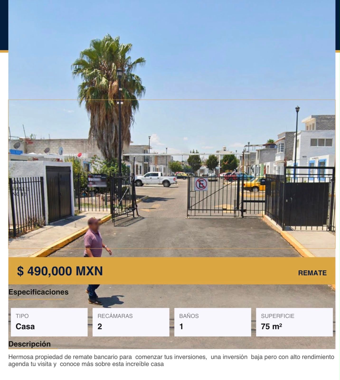 Casa remate Querétaro desde $490,000 — Financiamiento disponible