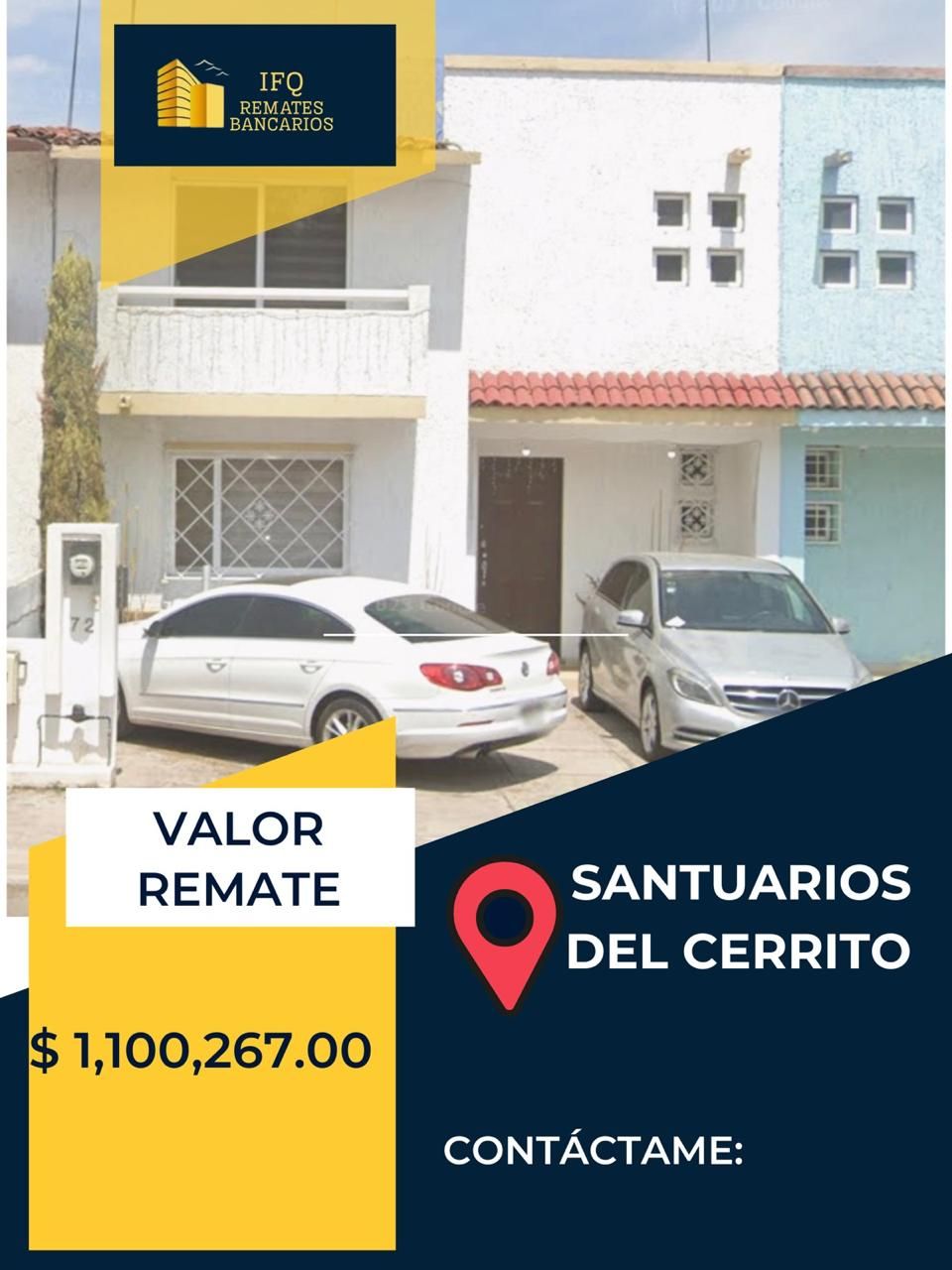 Remate bancario en Santuarios del Cerrito, Querétaro