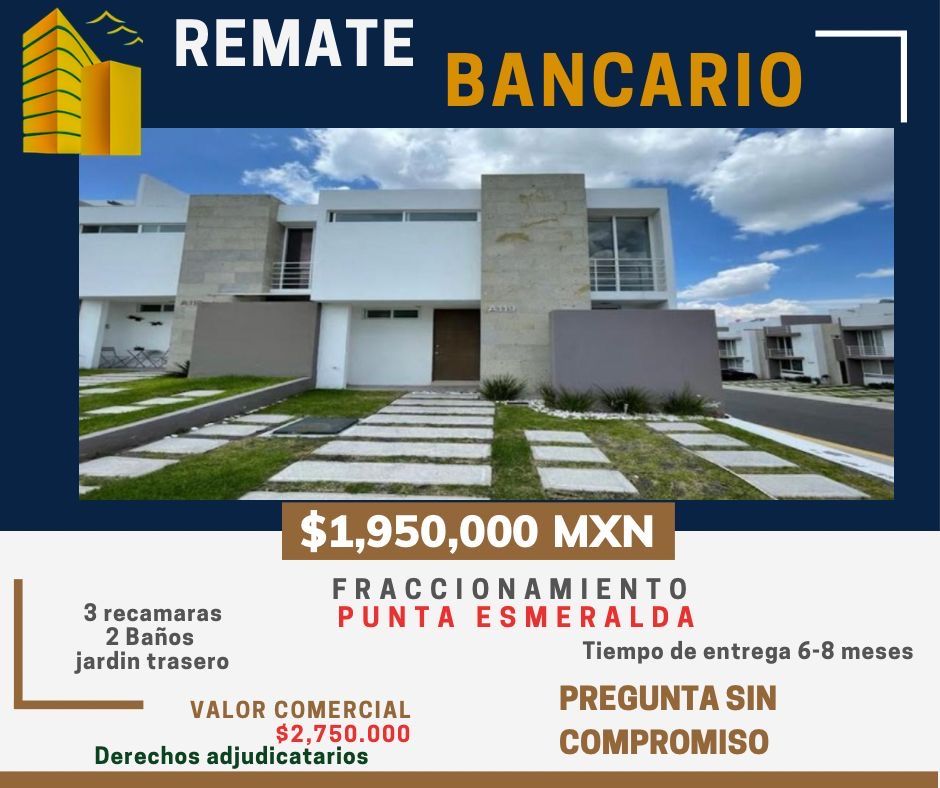 Preciosa, Casa DE Remate Bancaria, EN Una DE Las Zonas Con Mayor Plusvalía EN Querétaro